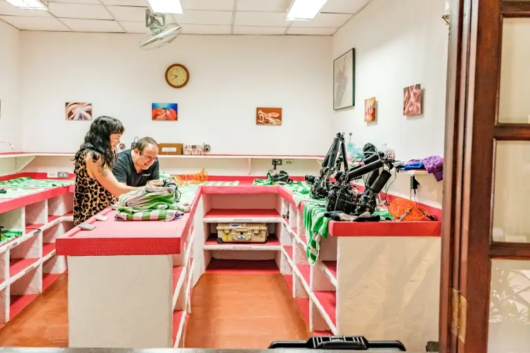 Camera room at Atlantis Dive Resort in Puerto Galera, the Philippines