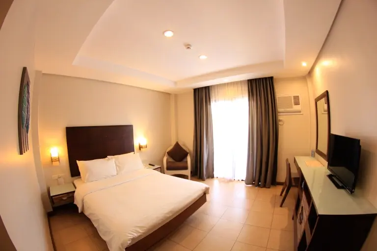 Bedroom at Westown Lagoon in Coron, the Philippines