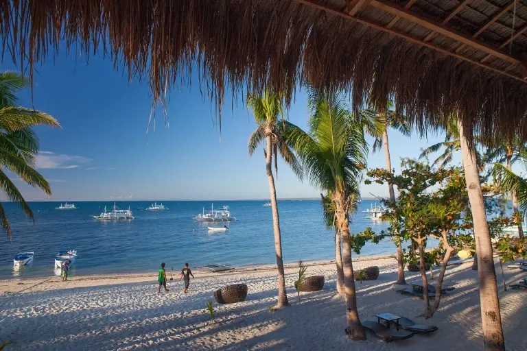 Beach at Ocean Vida Resort in Malapascua, the Philippines