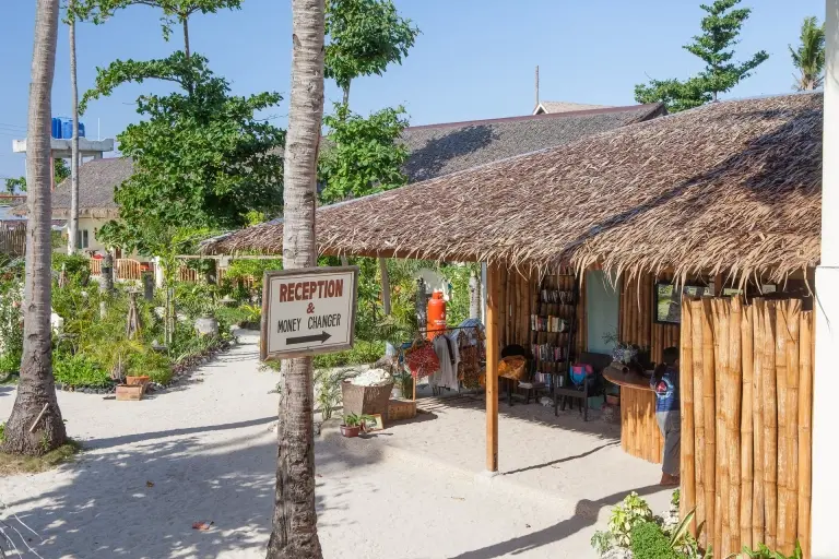Reception to the Sea Explorers dive centre at Ocean Vida Resort in Malapascua, the Philippines