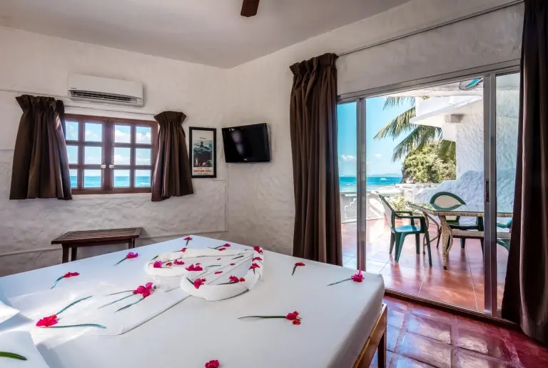 One bedroom suite at Scandi Divers Resort in Puerto Galera, the Philippines