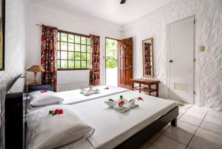 Poolside room at Scandi Divers Resort in Puerto Galera, the Philippines