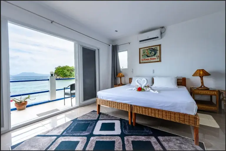 Oceanfront room at Scandi Divers Resort, Philippines