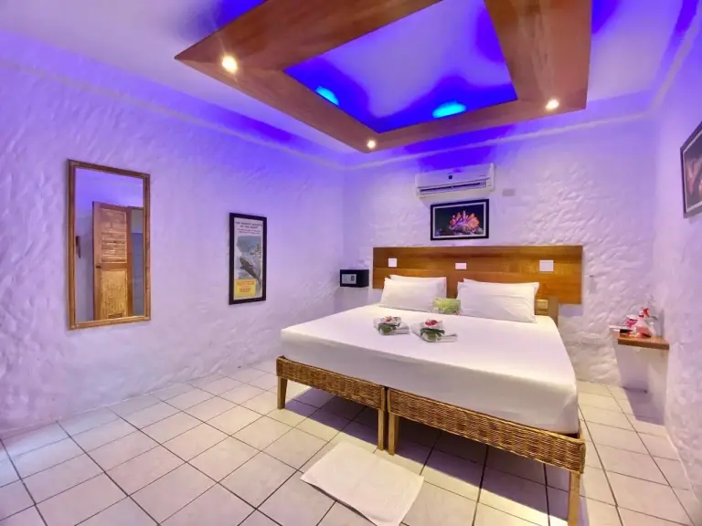 Poolside room at Scandi Divers Resort, Philippines