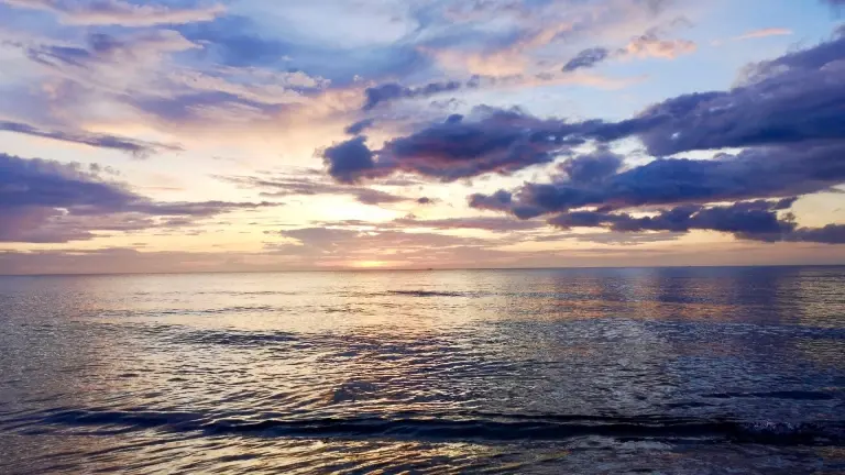 Ocean in Sipalay, the Philippines