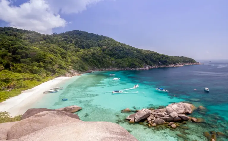 Paradise beach in the Similan Islands, Thailand