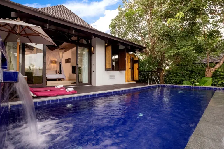 Deluxe pool villa at The Vijitt Resort in Phuket, Thailand