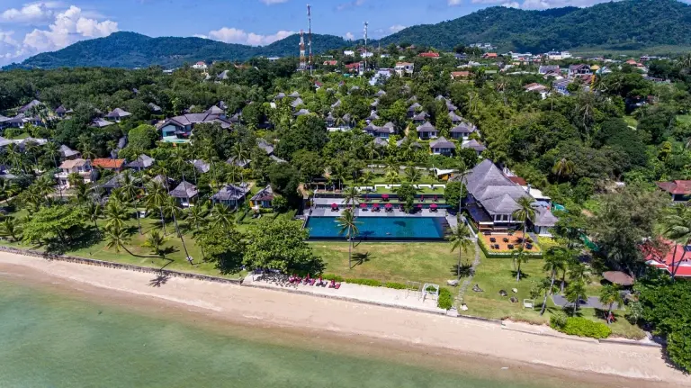 Aerial of The Vijitt Resort in Phuket, Thailand