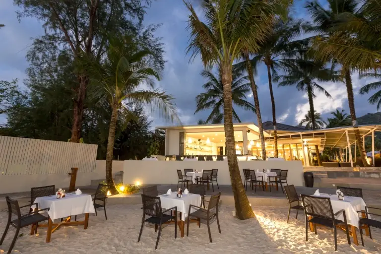 Beach bar at X10 Resort in Khao Lak, Thailand