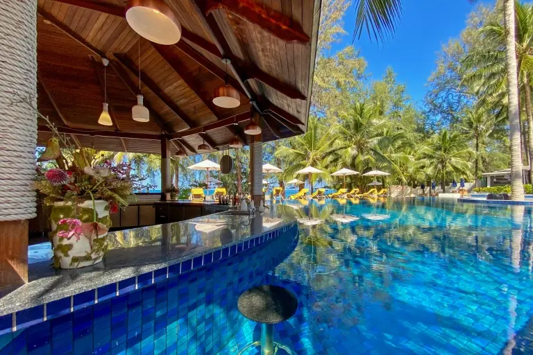 Swimming pool at X10 Resort in Khao Lak, Thailand