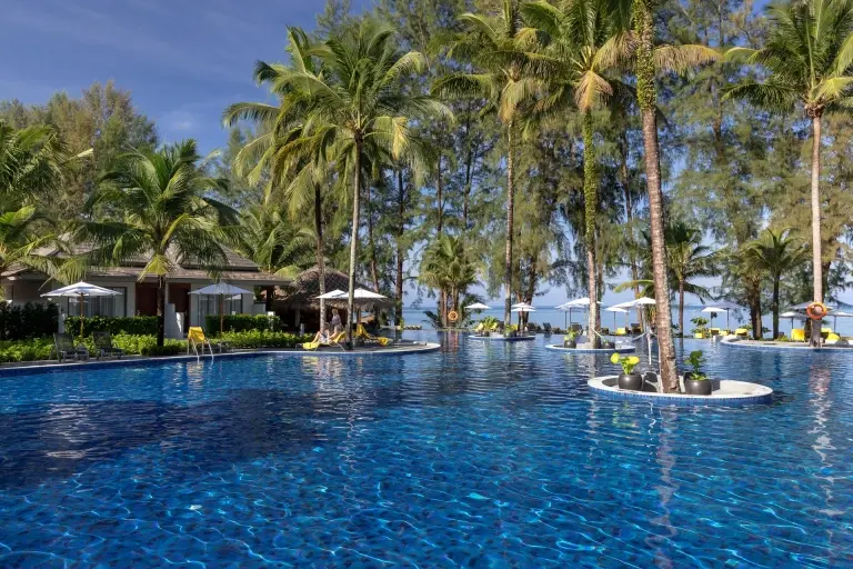 Swimming pool at X10 Resort in Khao Lak, Thailand