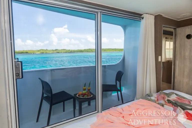Balcony suite cabin on Bahamas Aggressor II, Bahamas