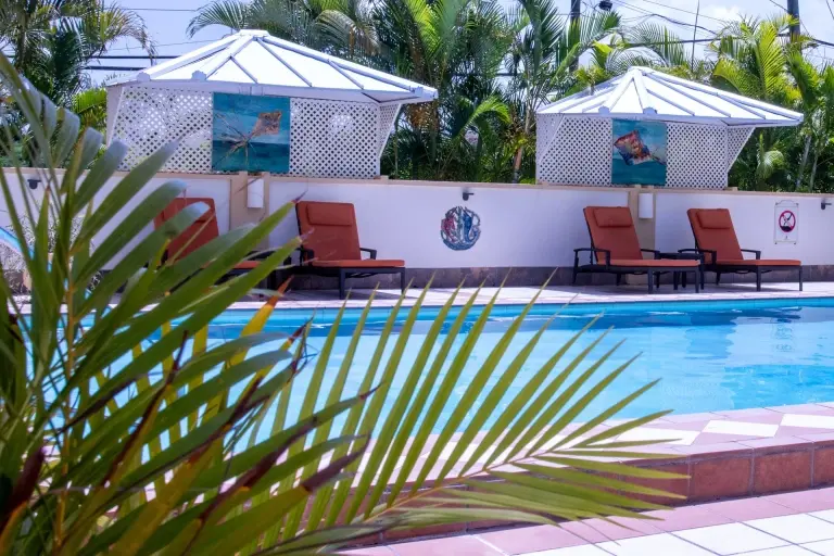 Swimming pool at Blue Horizons Garden Resort in Grenada