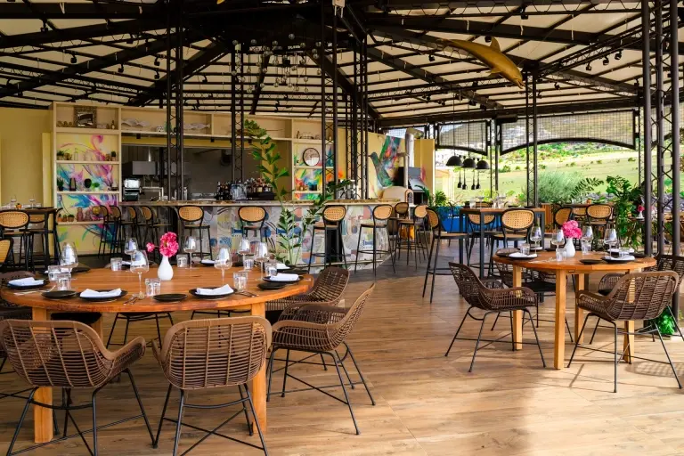 Bobbies bar at Golden Rock Dive & Nature Resort in St Eustatius, the Caribbean