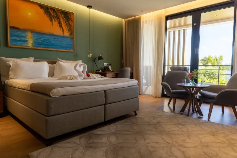 Deluxe room at Golden Rock Dive & Nature Resort in St Eustatius, the Caribbean