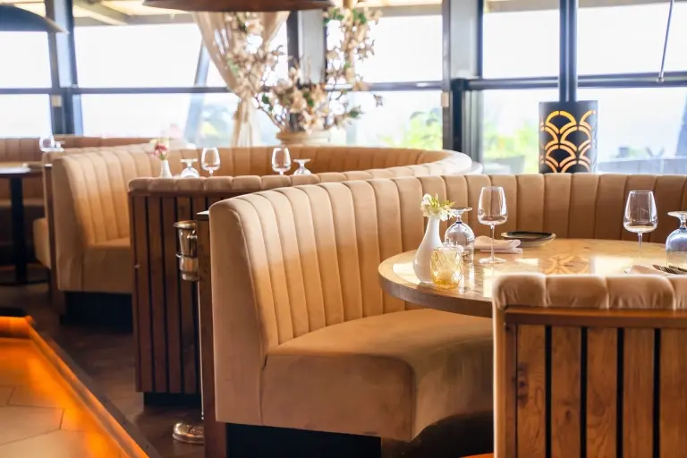 Restaurant at Golden Rock Dive & Nature Resort in St Eustatius, the Caribbean