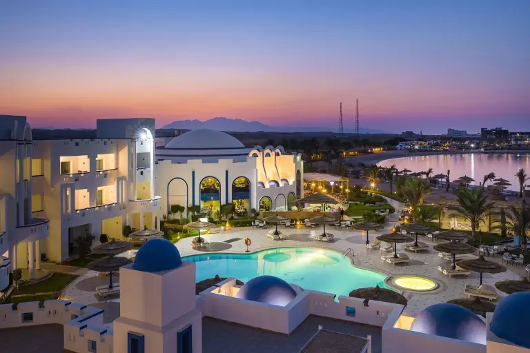 Swimming pool at Coral Sun Beach Resort in Egypt