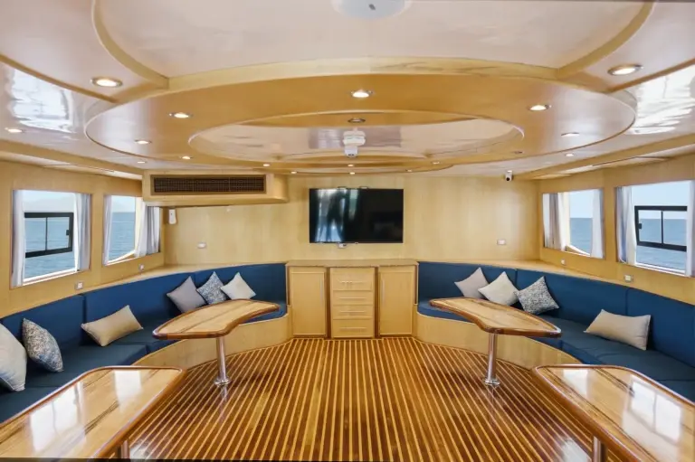 The salon on Freedom IV, Red Sea