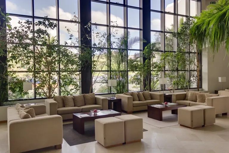 Lobby at Hotel Caloura in Aqua de Pau, Azores