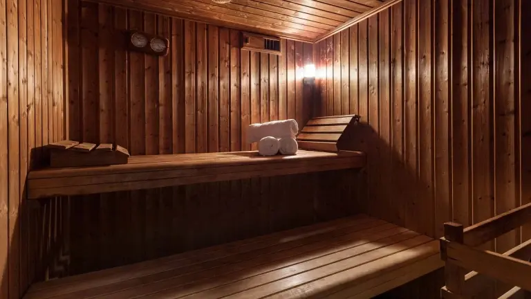 Sauna at Hotel Marina Atlantico in Ponta Delgada, Sao Miguel, the Azores