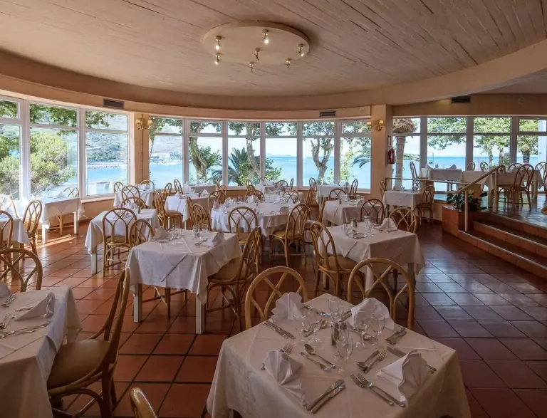 Restaurant at Hotel Dom Pedro in Madeira