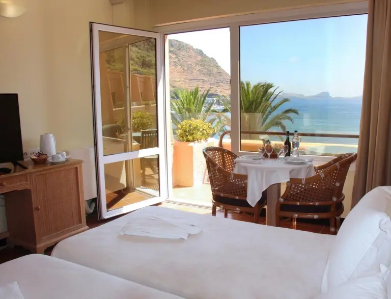 Twin bedroom at Hotel Dom Pedro in Madeira