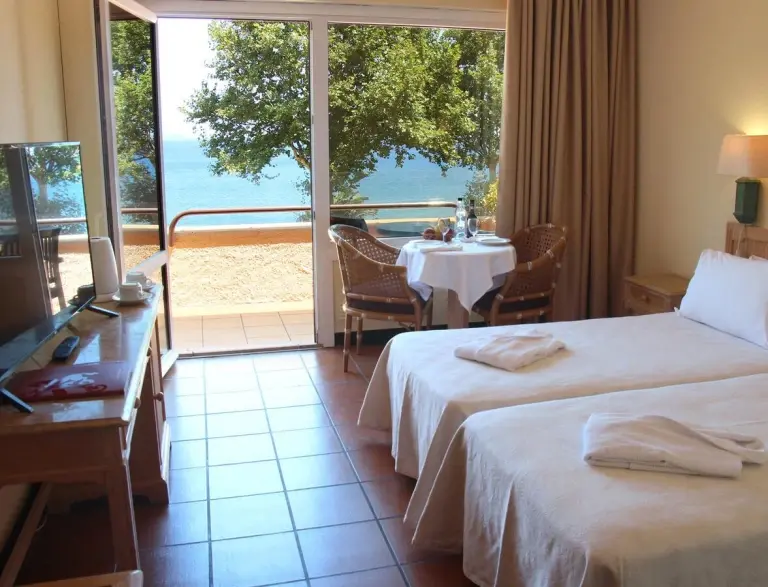 Twin bedroom at Hotel Dom Pedro in Madeira