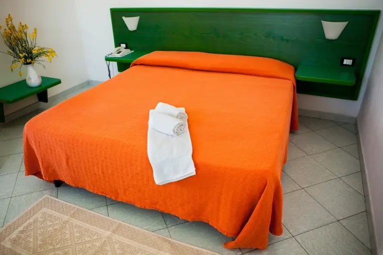 Bedroom at Hotel Piccada in Sardinia