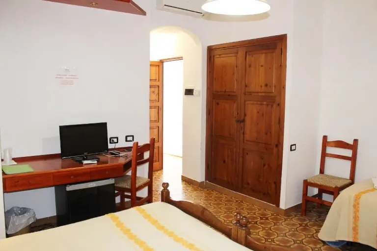 Bedroom at Hotel Piccada in Sardinia