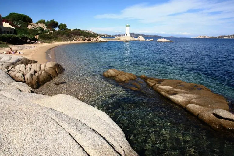 Porto Faro beach in Sardinia