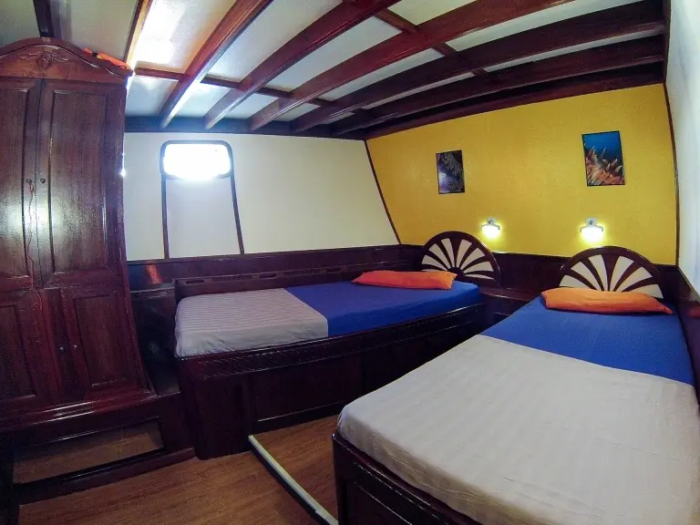Lower deck cabin on Amba Liveaboard, Maldives