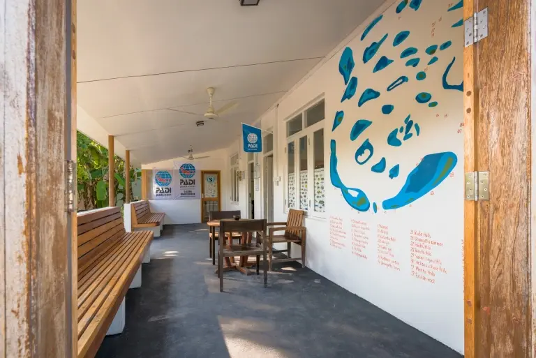 Dive centre at Boutique Beach in the Maldives