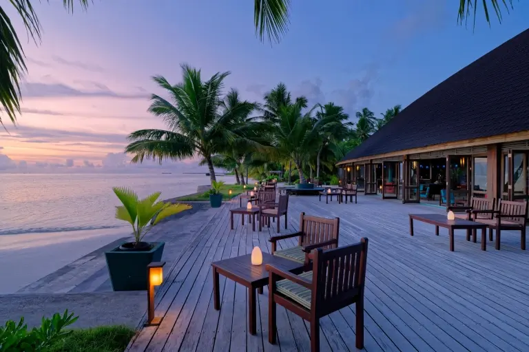 Dhoni bar at Canareef Resort in the Maldives