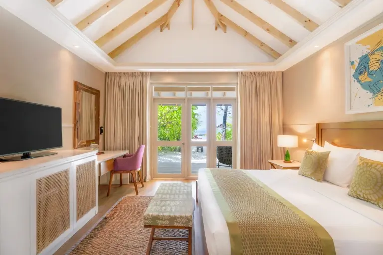 Beach bungalow at Ellaidhoo Maldives by Cinnamon Resort in the Maldives