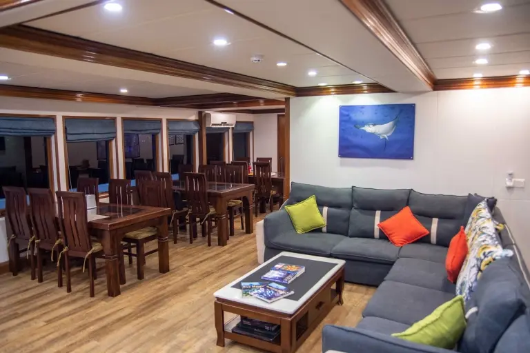 Saloon on Emperor Virgo, Maldives
