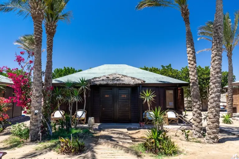 Rooms at Abu Dabbab Diving Lodge in Egypt