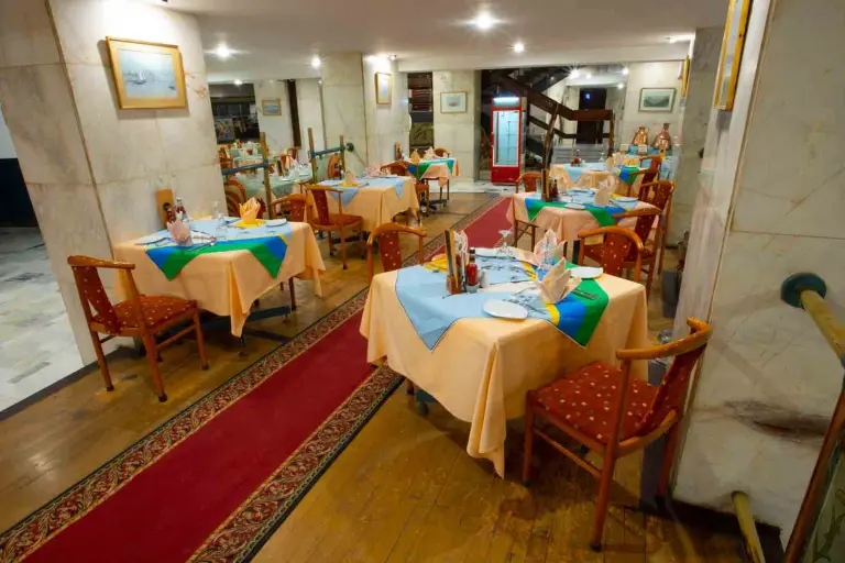 Dining area at Aracan Eatabe Luxor Hotel in Egypt