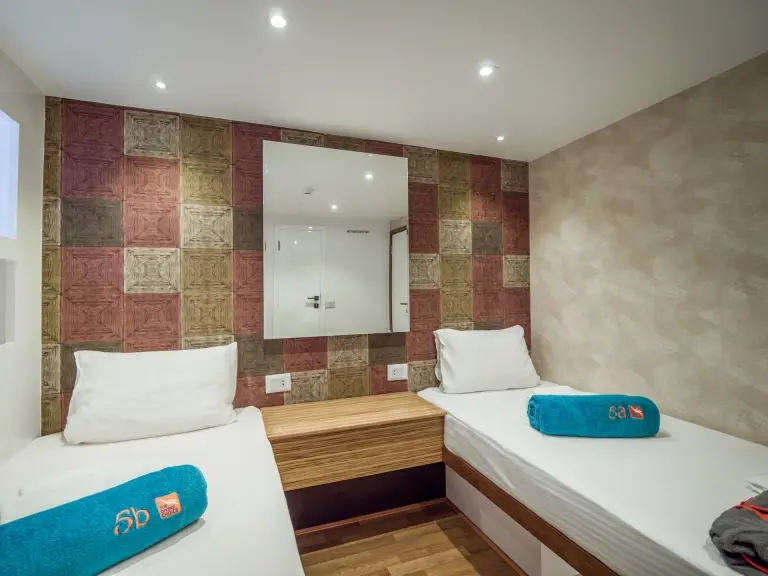 Standard twin cabin on Emperor Elite, Egypt