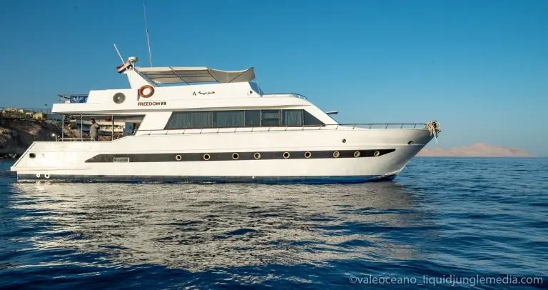 Exterior of Freedom VIII Liveaboard, Egypt