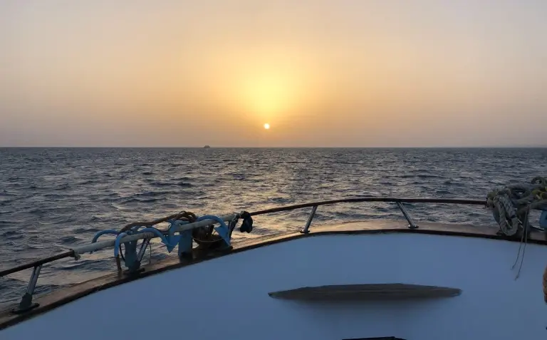 Sun deck on Freedom VIII Liveaboard, Egypt