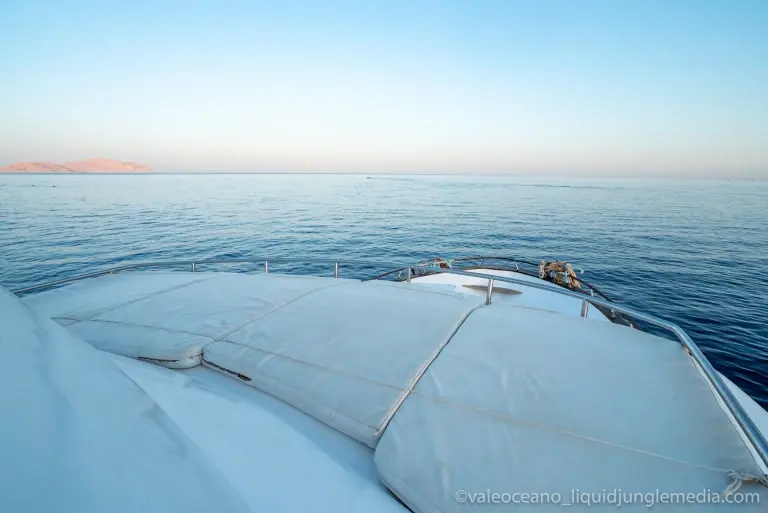 Sun deck on Freedom VIII Liveaboard, Egypt