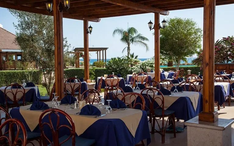 Restaurant at Lahami Bay Beach Resort in Hamata, Egypt