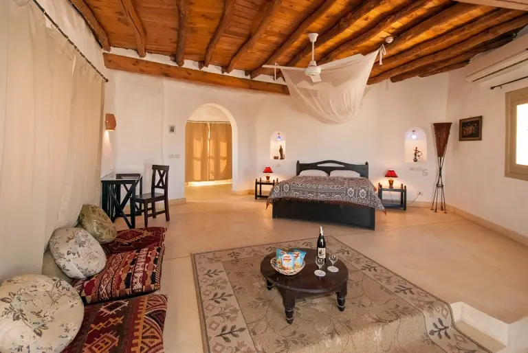 Deluxe chalet at Oasis Dive Resort in Marsa Alam, Egypt