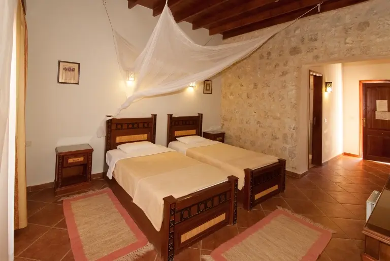 Standard twin chalet at Oasis Dive Resort in Marsa Alam, Egypt
