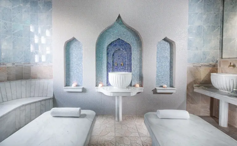 Massage beds at Steigenberger Nile Palace in Egypt