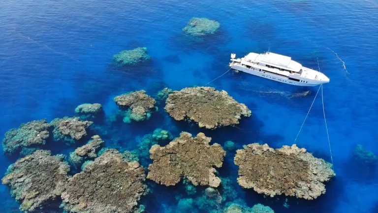 Moored at St Johns, MV Blue Seas, Red Sea