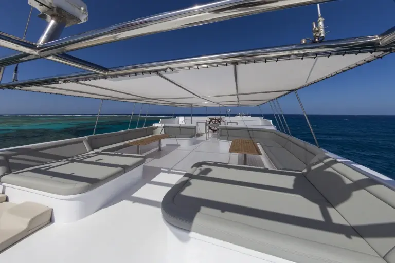 Skydeck on MV Blue Seas, Red Sea