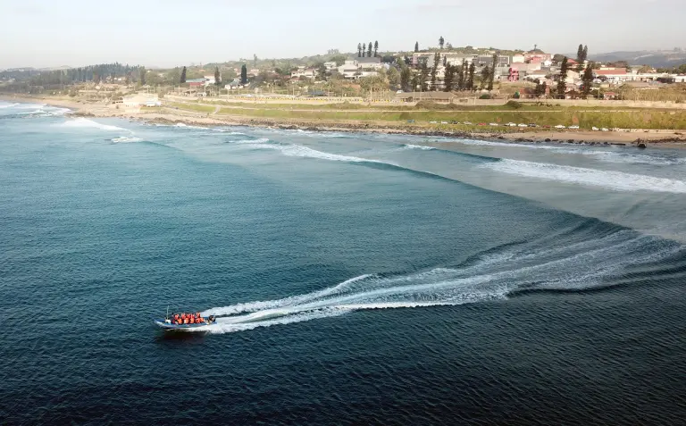 Boat ride in South Africa