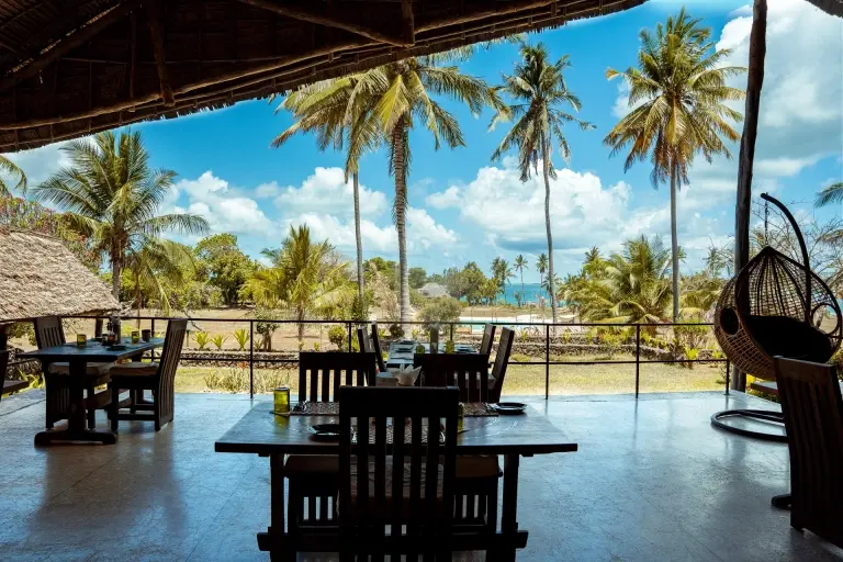 Restaurant at Basecamp Mafia Island Eco Resort in Tanzania
