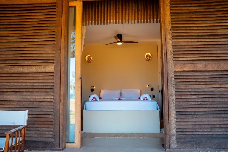 Superior double room at Basecamp Mafia Island Eco Resort in Tanzania